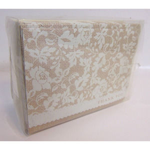 Wedding Thank You Cards & Envelopes His And Her 50 Count Studio Floral Style NEW